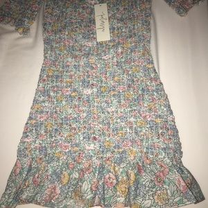 Flirty summer smock dress